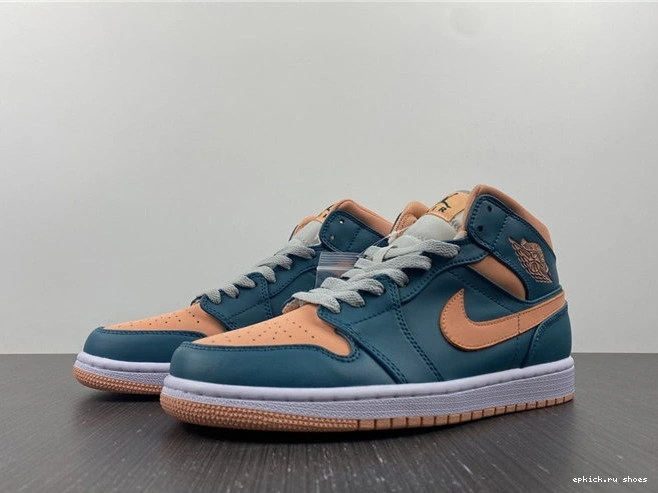 Cheap Jordan1 Mid Teal Dark Green BQ6472- AllSeason 3713 1015